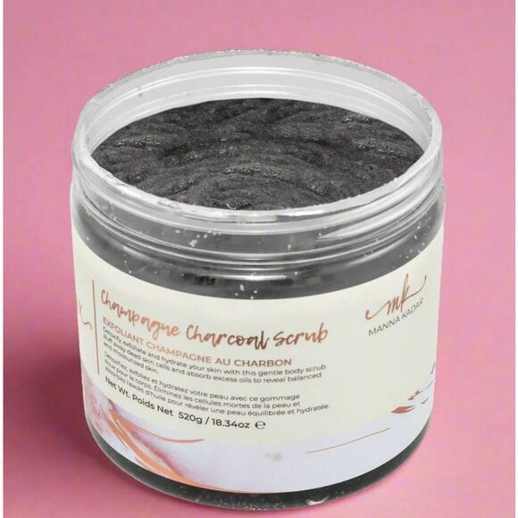 Manna Kadar Champagne Scented Body Scrub new still sealed - Picture 1 of 3